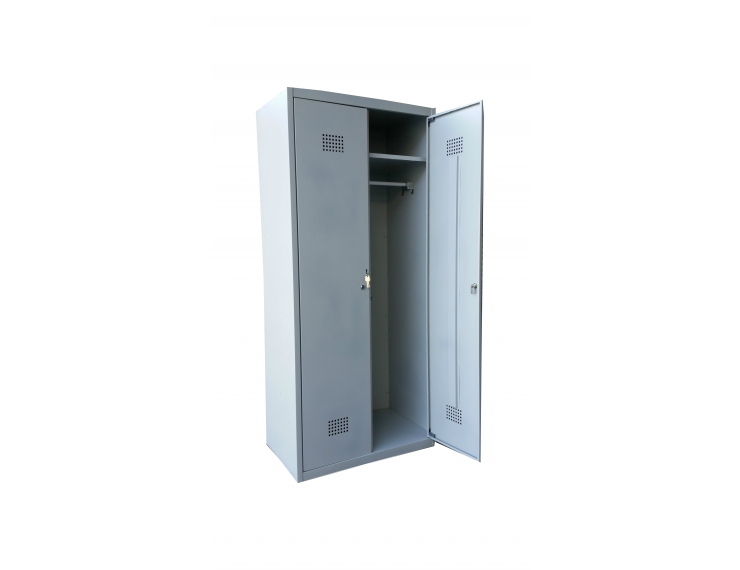 Шкаф гардеробный металлический двухсекционный 1850*700*500 Высота 1850мм